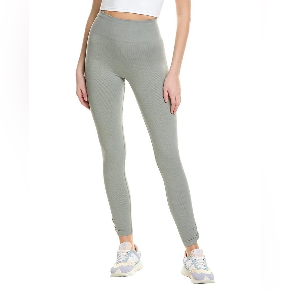 L*Space Simmons Seamless Keyhole Sage Leggings M/L